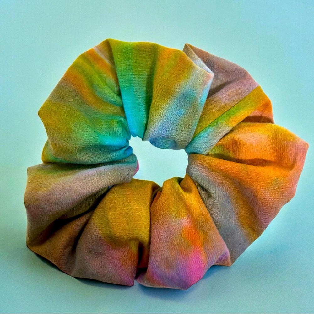Handmade Oversized Tie Dyed Scrunchie